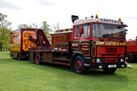 Carters Steam Fair arriving & setting up at Promenade Park Maldon May 2021