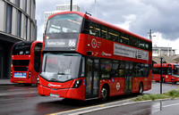 Electric Buses in Stratford 15th June 2024